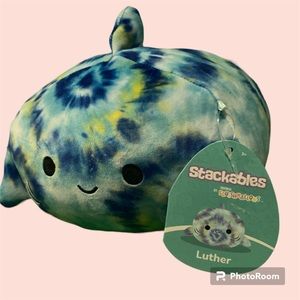 🌞☀️ Luther the shark Squishmallows stackable nwt